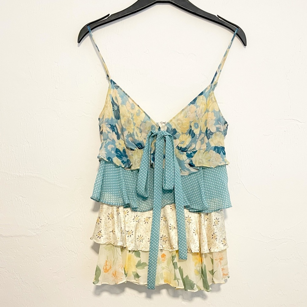 Pre-loved! THE LIMITED Silk Tiered Tank Top/Blouse